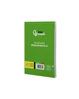 Talonario liderpapel presupuesto cuarto original y copia t230