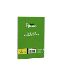 Talonario liderpapel presupuesto cuarto original y copia t230