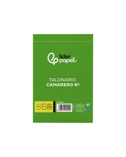 Talonario liderpapel camarero 8º original y copia t202