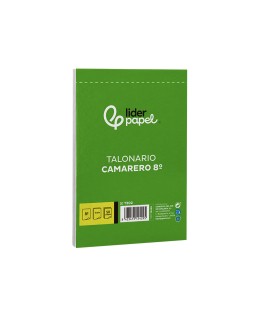 Talonario liderpapel camarero 8º original y copia t202