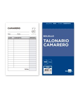 Talonario liderpapel camarero bolsillo original t150