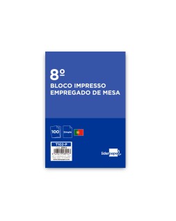 Talonario liderpapel camarero octavo sin iva 102 texto en portugues