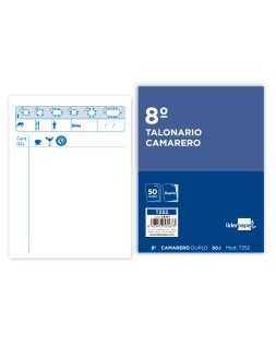 Talonario liderpapel camarero octavo original y copia t252 zig zag