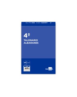 Talonario liderpapel albaran cuarto original t115