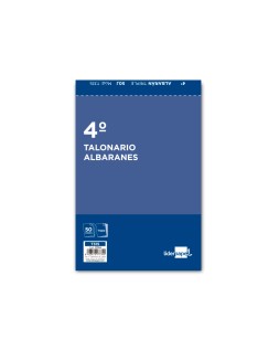 Talonario liderpapel albaran cuarto original y dos copias t315