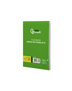 Talonario liderpapel orden de trabajo cuarto original y copia t255
