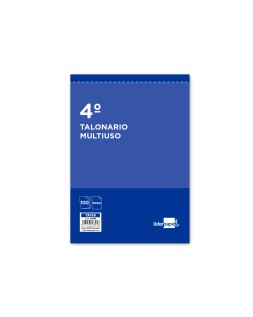 Talonario liderpapel multiusos cuarto original t199