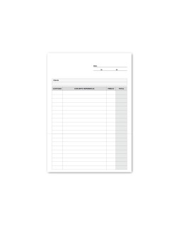 Talonario liderpapel multiusos cuarto original y copia t299