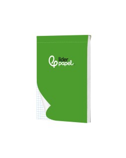 Bloc notas liderpapel cuadro 4mm a7 80 hojas 60g/m2 perforado