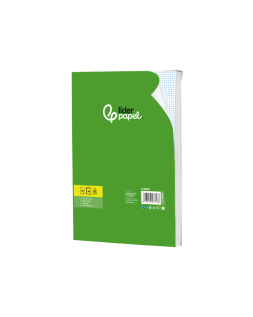 Bloc notas liderpapel cuadro 4mm a4 80 hojas 60g/m2