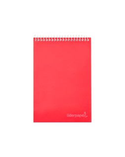 Cuaderno espiral liderpapel bolsillo octavo apaisado witty tapadura 80h 75gr cuadro 4 mm colores surtidos