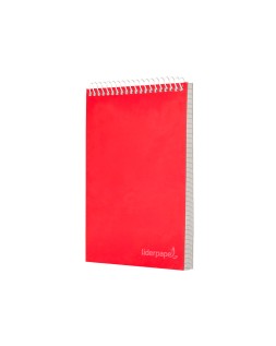 Cuaderno espiral liderpapel bolsillo octavo apaisado witty tapadura 80h 75gr cuadro 4 mm colores surtidos