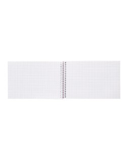 Cuaderno espiral liderpapel bolsillo octavo apaisado witty tapadura 80h 75gr cuadro 4 mm colores surtidos