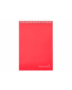 Cuaderno espiral liderpapel bolsillo doceavo apaisado witty tapa dura 80h 75gr cuadro 4 mm colores surtidos