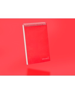 Cuaderno espiral liderpapel bolsillo doceavo apaisado witty tapa dura 80h 75gr cuadro 4 mm colores surtidos