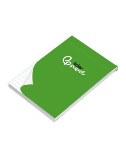 Bloc notas liderpapel horizontal a6 80 hojas 60g/m2 perforado