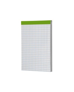 Bloc notas liderpapel cuadro 4 mm a7 80 hojas 60 g/m2 perforado sin tapa
