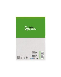Bloc notas liderpapel cuadro 4 mm a7 80 hojas 60 g/m2 perforado sin tapa