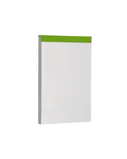 Bloc notas liderpapel liso a7 80 hojas 60 g/m2 perforado sin tapa