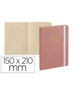 Libreta quo vadis life journal dots metodo bullet 15x21 cm 215 hojas 90 gr tapa kraft