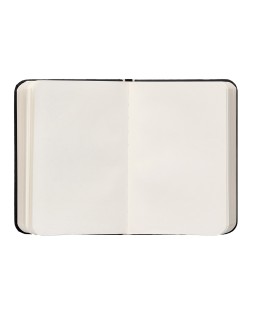 Cuaderno con gomilla antartik notes tapa dura a7 hojas lisas negro 80 hojas 80 gr fsc