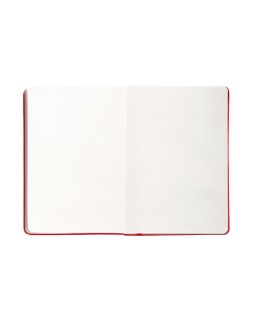 Cuaderno con gomilla antartik notes tapa dura a4 hojas lisas rojo 100 hojas 80 gr fsc