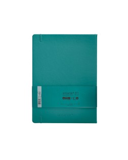 Cuaderno con gomilla antartik notes tapa dura a4 hojas cuadricula verde aguamarina 100 hojas 80 gr