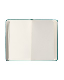 Cuaderno con gomilla antartik notes tapa dura a6 hojas lisas verde aguamarina 100 hojas 80 gr fsc