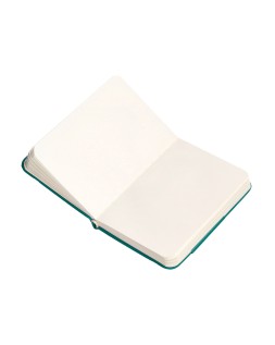 Cuaderno con gomilla antartik notes tapa dura a7 hojas lisas verde aguamarina 80 hojas 80 gr fsc