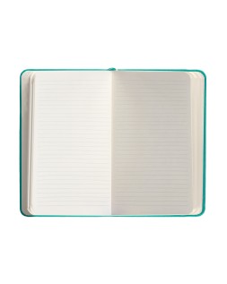 Cuaderno con gomilla antartik notes tapa dura a6 hojas rayas turquesa 100 hojas 80 gr fsc
