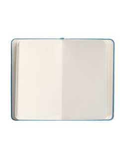 Cuaderno con gomilla antartik notes tapa dura a6 hojas lisas azul claro 100 hojas 80 gr fsc