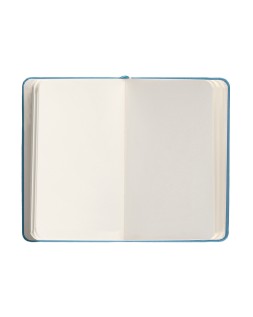 Cuaderno con gomilla antartik notes tapa dura a6 hojas rayas azul claro 100 hojas 80 gr fsc