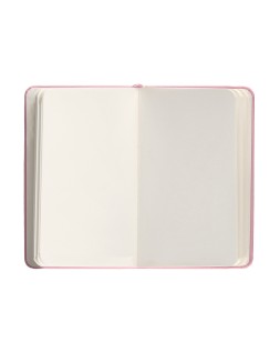 Cuaderno con gomilla antartik notes tapa dura a6 hojas lisas rosa pastel 100 hojas 80 gr fsc
