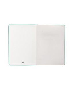 Cuaderno con gomilla antartik notes tapa dura a4 hojas cuadricula rosa y turquesa 100 hojas 80 gr fsc