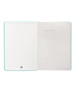 Cuaderno con gomilla antartik notes tapa dura a5 hojas lisas rosa y turquesa 100 hojas 80 gr fsc