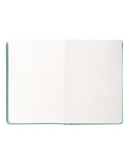 Cuaderno con gomilla antartik notes tapa dura a5 hojas lisas rosa y turquesa 100 hojas 80 gr fsc