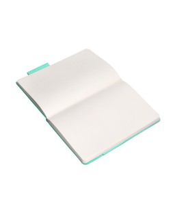 Cuaderno con gomilla antartik notes tapa dura a5 hojas lisas rosa y turquesa 100 hojas 80 gr fsc