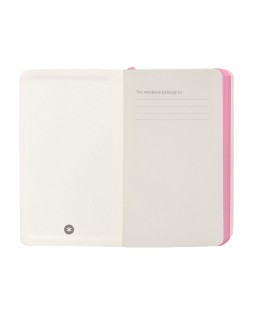 Cuaderno con gomilla antartik notes tapa blanda a6 hojas lisas rosa y turquesa 100 hojas 80 gr fsc
