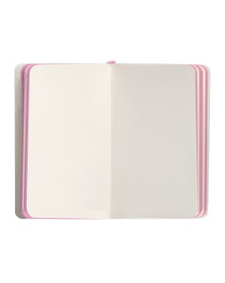 Cuaderno con gomilla antartik notes tapa blanda a6 hojas lisas rosa y turquesa 100 hojas 80 gr fsc