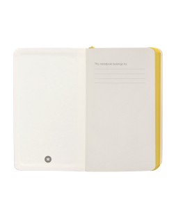 Cuaderno con gomilla antartik notes tapa blanda a6 hojas lisas morado y amarillo 100 hojas 80 gr fsc