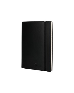 Libreta indice liderpapel similpiel a5 120 hojas 70gr color negro