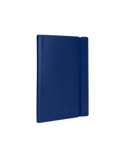 Libreta indice liderpapel similpiel a6 120 hojas 70gr color azul