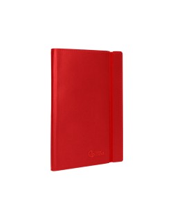 Libreta indice liderpapel similpiel a7 120 hojas 70gr color rojo