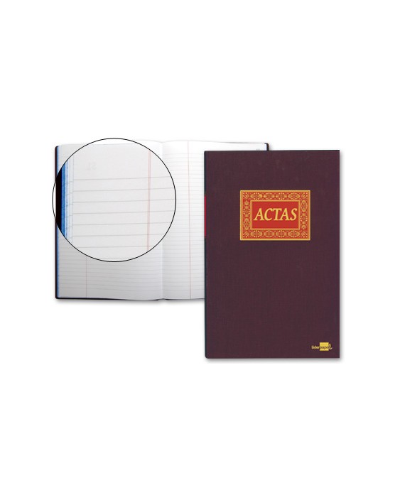Libro liderpapel folio 100 hojas actas