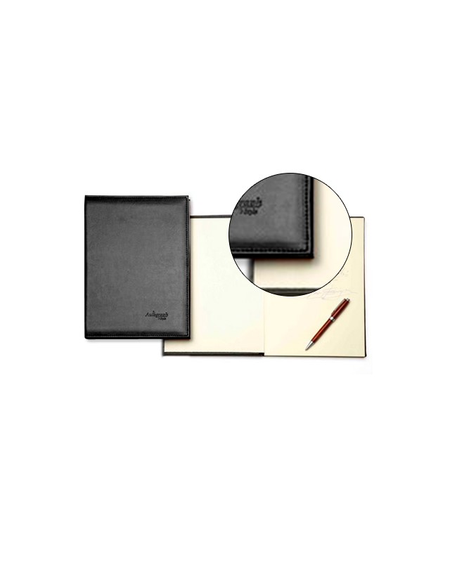 Libro de firmas autograph 6876 tapa acolchada negra 305x210 mm