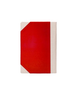 Libro cartone cosido fernandes flecha din a5+ rayado horizontal 50 hojas 100 gr rojo