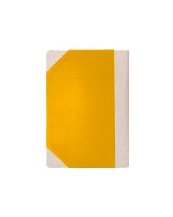 Libro cartone cosido fernandes flecha din a6+ liso 50 hojas 100 gr amarillo
