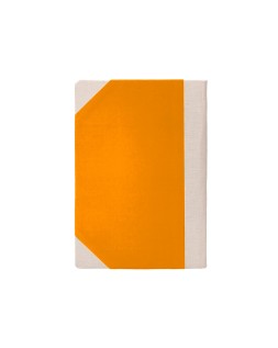 Libro cartone cosido fernandes flecha din a6+ liso 50 hojas 100 gr naranja