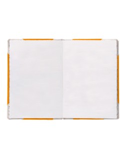 Libro cartone cosido fernandes flecha din a6+ liso 50 hojas 100 gr naranja