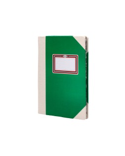 Libro cartone cosido fernandes flecha din a6+ rayado horizontal 50 hojas 100 gr rojo